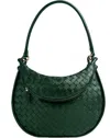 Bottega Veneta Gemelli Medium Shoulder Bag In Green