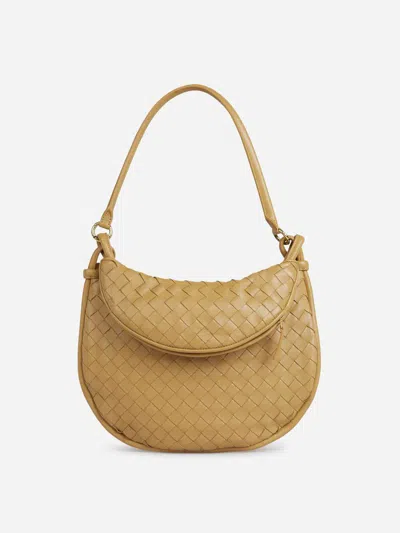 Bottega Veneta Medium Intrecciato Shoulder Bag In Brown