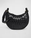 Bottega Veneta Gemelli Multipocket Leather Shoulder Bag In Black