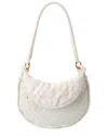 Bottega Veneta Small Gemelli Shoulder Bag Nappa Leather In White