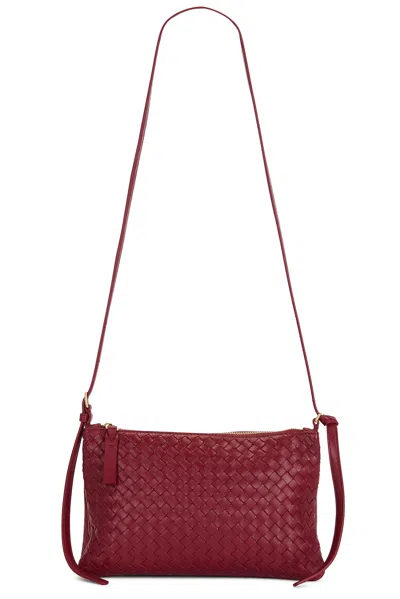 Bottega Veneta Gemellini Medium Bag In Lava Red & Brass Vibrato