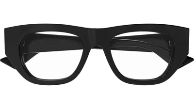 Bottega Veneta Geometric Frame Flat Mirror In Black
