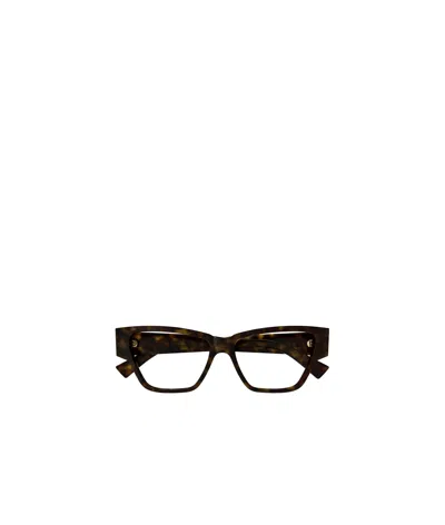 Bottega Veneta Geometric Frame Flat Mirror In Black