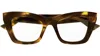 Bottega Veneta Geometric Frame Flat Mirror In Brown