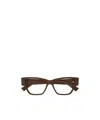 Bottega Veneta Geometric Frame Flat Mirror In Brown