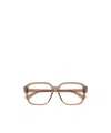 Bottega Veneta Geometric Frame Flat Mirror In Nude