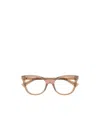 Bottega Veneta Geometric Frame Flat Mirror In Nude