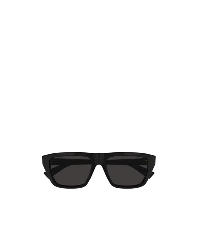 BOTTEGA VENETA BOTTEGA VENETA EYEWEAR RECTANGLE FRAME SUNGLASSES