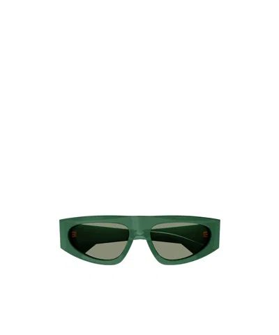 BOTTEGA VENETA BOTTEGA VENETA EYEWEAR GEOMETRIC FRAME SUNGLASSES