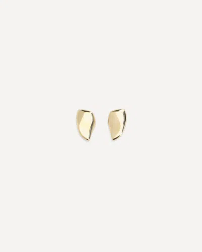 Bottega Veneta Geometric Gold Earrings