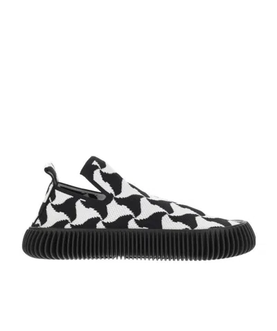 BOTTEGA VENETA BOTTEGA VENETA INTERWOVEN DESIGNED SLIP-ON SNEAKERS