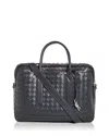 Bottega Veneta Gateway Bag In Woven Leather With Charm In Shadow