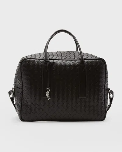 Bottega Veneta Getaway Medium Weekender Bag In Black