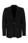 Bottega Veneta Wool Blazer With Padded Shoulders And Flap Pockets