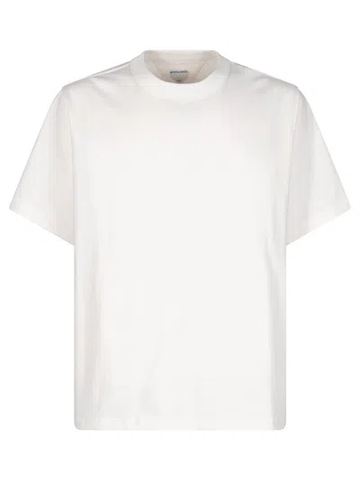 Bottega Veneta T-shirt Con Inserti Gingham In White