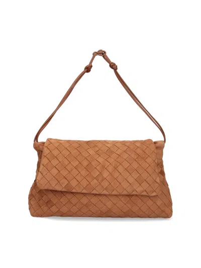 Bottega Veneta 'giorno' Shoulder Pouch In Sand
