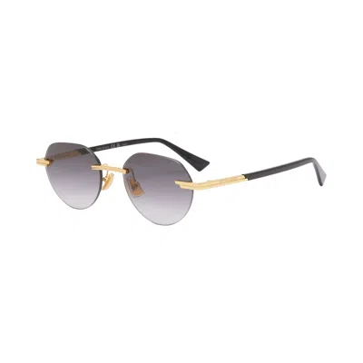 Pre-owned Bottega Veneta Glaze Rimless Sunglasses 'gold/grey' | Men's Size Onesize