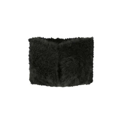 Pre-owned Bottega Veneta Goat Fur Shawl 'moss' | Green | Women's Size Onesize