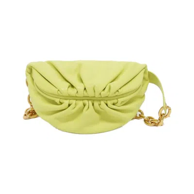 Pre-owned Bottega Veneta Gold Leather Shoulder Bag ()