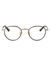 Bottega Veneta Gold Metal Optical Glasses