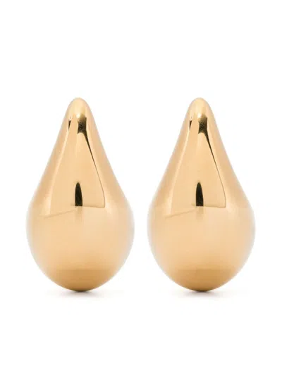 Bottega Veneta Gold-plated Small Drop Silver Earrings