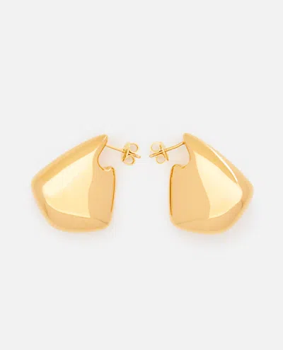 Bottega Veneta Golden Fin Earrings