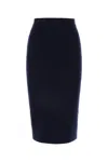 Bottega Veneta Midnight Blue Cashmere Blend Skirt