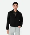 Bottega Veneta Grain De Poudre Blouson In Black