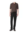 Bottega Veneta Grain De Poudre Pants In Brown