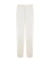 Bottega Veneta Grain De Poudre Tailored Trousers In Neutral