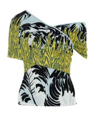 BOTTEGA VENETA BOTTEGA VENETA GRAPHIC JACQUARD TOP