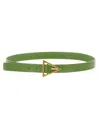 Bottega Veneta Women Grasp Belt. In Green