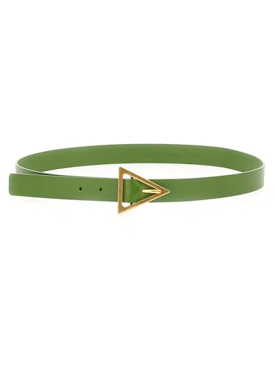 Bottega Veneta Adjustable 2.5 Cm Classic Grasp Belt In Green