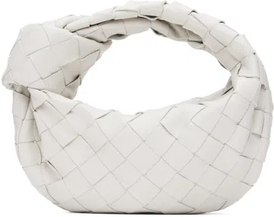 Bottega Veneta Gray Candy Jodie Bag In 9143 Chalk Gold