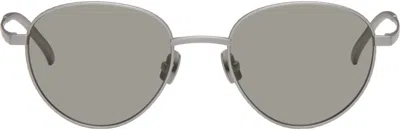 Bottega Veneta Gray Intrecciato Panthos Sunglasses