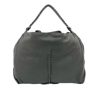 Pre-owned Bottega Veneta Gray Leather Shoulder Bag Tote Bag ()