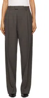 Bottega Veneta Gray Light Wool Trousers In 1962 Grey Melange