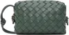 Bottega Veneta Gray Mini Loop Camera Bag In 1615 Slate Gold
