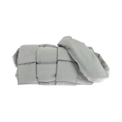 Pre-owned Bottega Veneta Gray Nylon Shoulder Bag ()