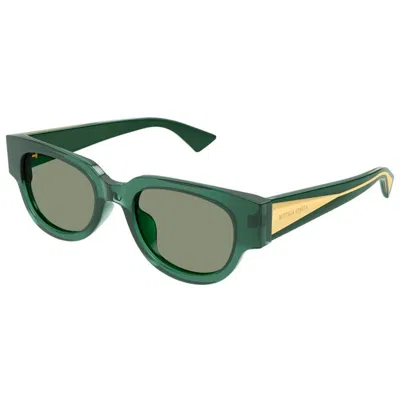 Bottega Veneta Green Acetate Sunglasses