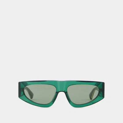 Bottega Veneta Green Acetate Sunglasses