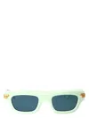 Bottega Veneta Green Acetate Sunglasses