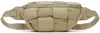 Bottega Veneta Green Bumbag Cassette Messenger Bag In 2919-travertine-silv