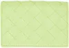 Bottega Veneta Green Intrecciato Card Holder In 3579 Fennel Gold