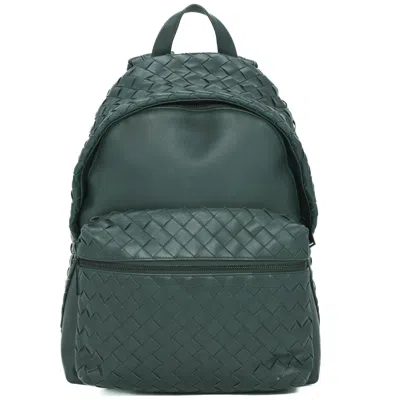 Pre-owned Bottega Veneta Green Leather Backpack ()