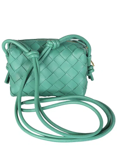 Bottega Veneta Green Leather Candy Loop (authentic Pre-loved)