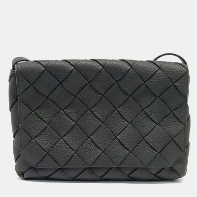 Pre-owned Bottega Veneta Green Leather Diago Large Crossbody Bag