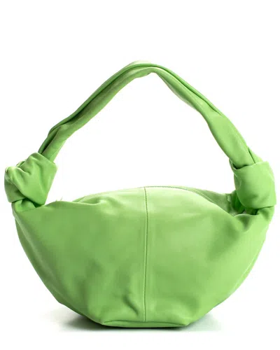 Bottega Veneta Double Knot Mini Bag In Green