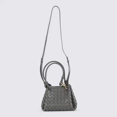 Bottega Veneta Green Leather Parachute Small Shoulder Bag