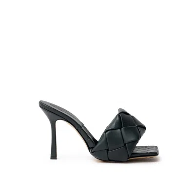 Bottega Veneta Green Leather Sandal